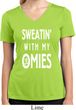 Yoga Omies Ladies Moisture Wicking V-neck Shirt