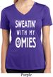 Yoga Omies Ladies Moisture Wicking V-neck Shirt