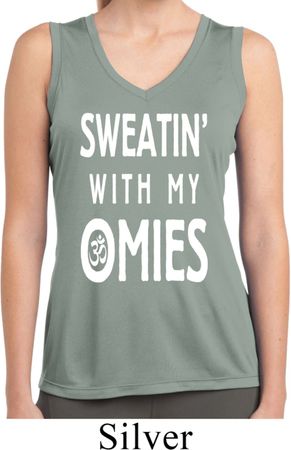 Yoga Omies Ladies Sleeveless Moisture Wicking Shirt