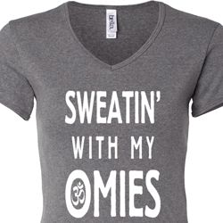 Yoga Omies Ladies V-neck Shirt