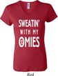 Yoga Omies Ladies V-neck Shirt