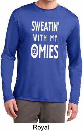 Yoga Omies Mens Dry Wicking Long Sleeve Shirt