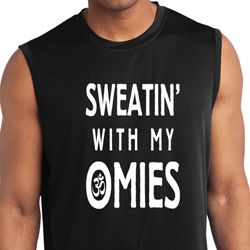 Yoga Omies Mens Sleeveless Moisture Wicking Shirt