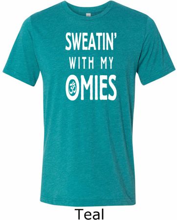 Yoga Omies Mens Tri Blend Crewneck Shirt