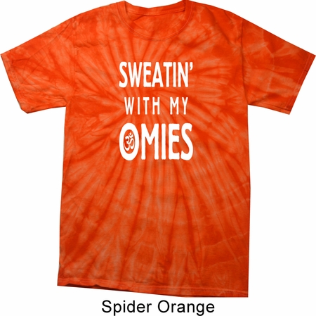 Yoga Omies Spider Tie Dye Shirt