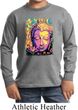 Yoga Psychedelic Buddha Kids Long Sleeve Shirt