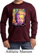 Yoga Psychedelic Buddha Kids Long Sleeve Shirt