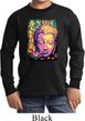Yoga Psychedelic Buddha Kids Long Sleeve Shirt