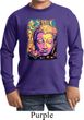 Yoga Psychedelic Buddha Kids Long Sleeve Shirt