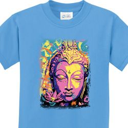 Yoga Psychedelic Buddha Kids Shirt