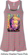 Yoga Psychedelic Buddha Ladies Flowy Racerback Tanktop