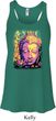 Yoga Psychedelic Buddha Ladies Flowy Racerback Tanktop