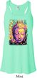 Yoga Psychedelic Buddha Ladies Flowy Racerback Tanktop