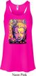 Yoga Psychedelic Buddha Ladies Flowy Racerback Tanktop