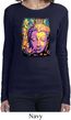 Yoga Psychedelic Buddha Ladies Long Sleeve Shirt