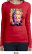 Yoga Psychedelic Buddha Ladies Long Sleeve Shirt