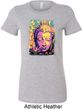 Yoga Psychedelic Buddha Ladies Longer Length Shirt