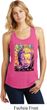 Yoga Psychedelic Buddha Ladies Racerback Tank Top