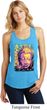 Yoga Psychedelic Buddha Ladies Racerback Tank Top