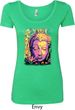 Yoga Psychedelic Buddha Ladies Scoop Neck Shirt