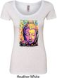 Yoga Psychedelic Buddha Ladies Scoop Neck Shirt