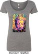 Yoga Psychedelic Buddha Ladies Scoop Neck Shirt