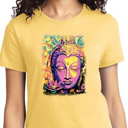 Yoga Psychedelic Buddha Ladies Shirt Yoga Psychedelic Buddha Ladies Shirt