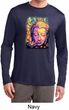 Yoga Psychedelic Buddha Mens Moisture Wicking Long Sleeve Shirt