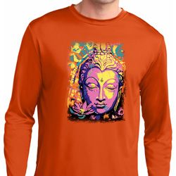 Yoga Psychedelic Buddha Mens Moisture Wicking Long Sleeve Shirt Yoga Psychedelic Buddha Mens Moisture Wicking Long Sleeve Shirt