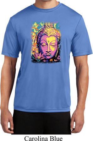 Yoga Psychedelic Buddha Mens Moisture Wicking Shirt
