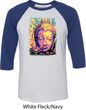 Yoga Psychedelic Buddha Mens Raglan Shirt