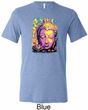 Yoga Psychedelic Buddha Mens Tri Blend Crewneck Shirt