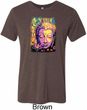 Yoga Psychedelic Buddha Mens Tri Blend Crewneck Shirt
