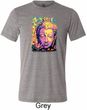 Yoga Psychedelic Buddha Mens Tri Blend Crewneck Shirt
