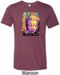 Yoga Psychedelic Buddha Mens Tri Blend Crewneck Shirt