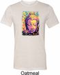 Yoga Psychedelic Buddha Mens Tri Blend Crewneck Shirt