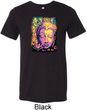 Yoga Psychedelic Buddha Mens Tri Blend Crewneck Shirt