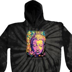 Yoga Psychedelic Buddha Tie Dye Hoodie Yoga Psychedelic Buddha Tie Dye Hoodie