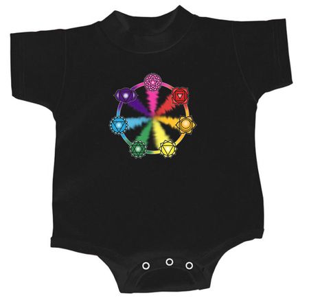 Yoga Romper 7 Chakra Circle Infant Baby Creeper