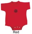 Yoga Romper Black Lotus OM Patch Small Print Infant Baby Creeper