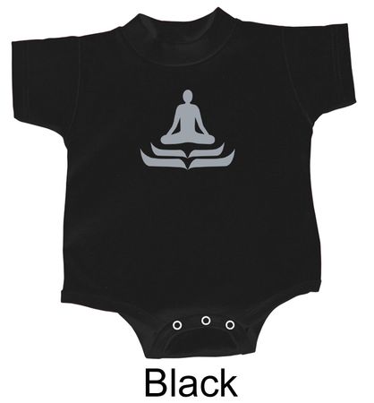 Yoga Romper Lotus Pose Meditation Infant Baby Creeper