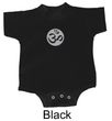 Yoga Romper Om Symbol Small Print Infant Baby Creeper