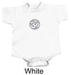 Yoga Romper Om Symbol Small Print Infant Baby Creeper