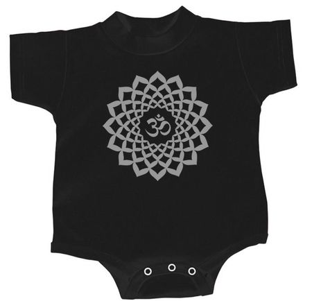 Yoga Romper Sahasrara Chakra Meditation Infant Baby Creeper