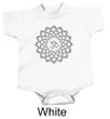 Yoga Romper Sahasrara Chakra Meditation Infant Baby Creeper