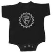 Yoga Romper Vishuddha Chakra Meditation Infant Baby Creeper