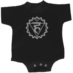 Yoga Romper Vishuddha Chakra Meditation Infant Baby Creeper