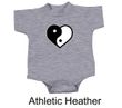 Yoga Romper Yin Yang Heart Small Print Infant Baby Creeper