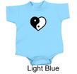 Yoga Romper Yin Yang Heart Small Print Infant Baby Creeper