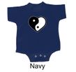 Yoga Romper Yin Yang Heart Small Print Infant Baby Creeper